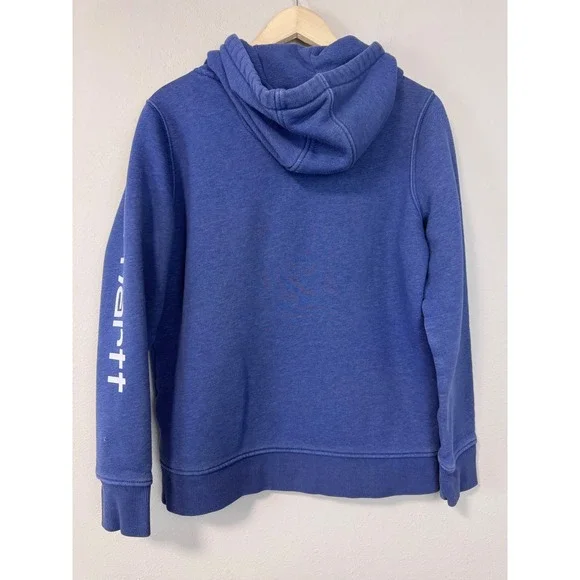 Carhartt 102791-H53 Clarksburg Graphic Sleeve Pullover Sweatshirt Hoodie Medium - Picture 3 of 10